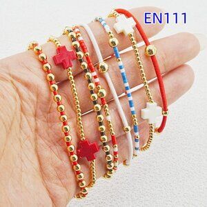 Enewton Red-Tone Bracelet Set